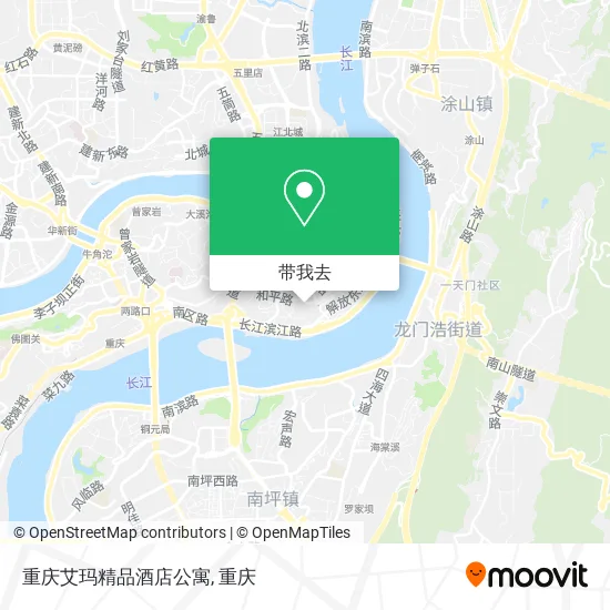 重庆艾玛精品酒店公寓地图