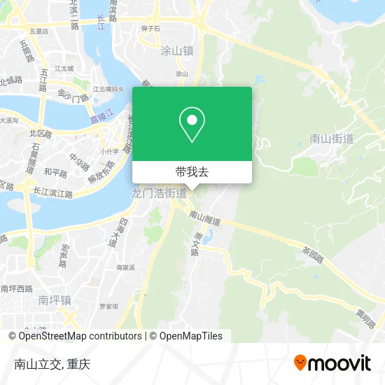 南山立交地图
