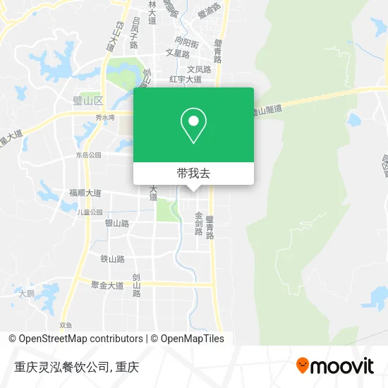 重庆灵泓餐饮公司地图