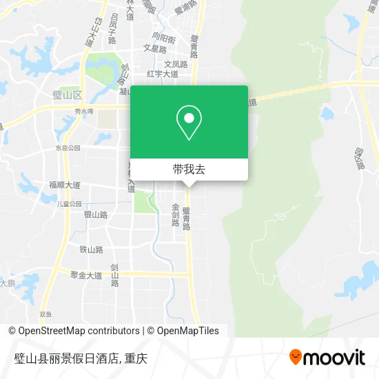 璧山县丽景假日酒店地图