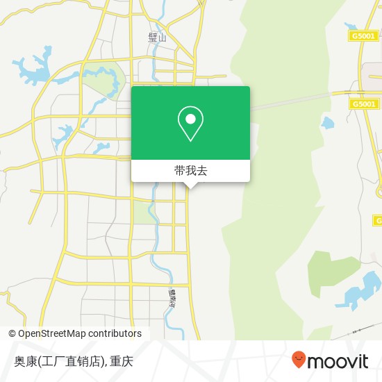 奥康(工厂直销店)地图