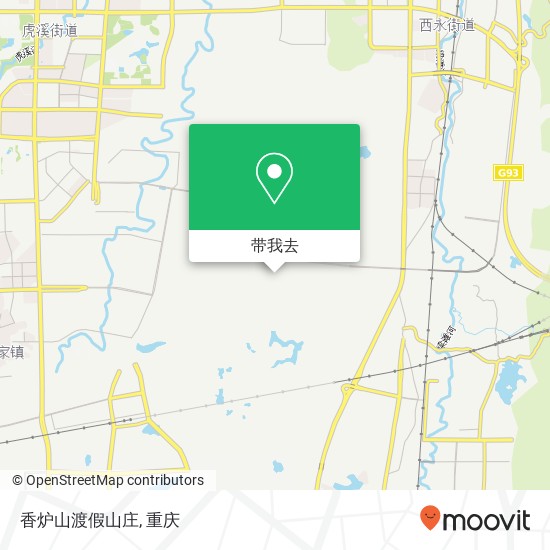 香炉山渡假山庄地图