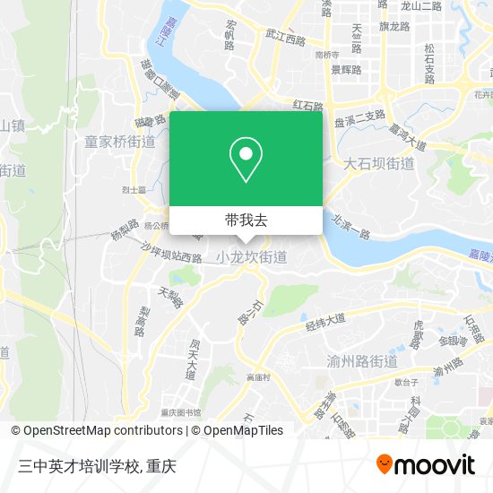 三中英才培训学校地图