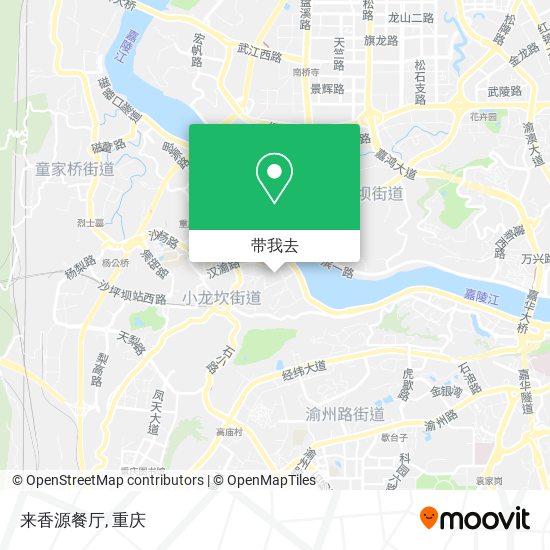 来香源餐厅地图