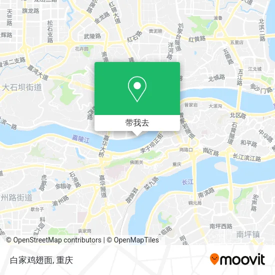 白家鸡翅面地图