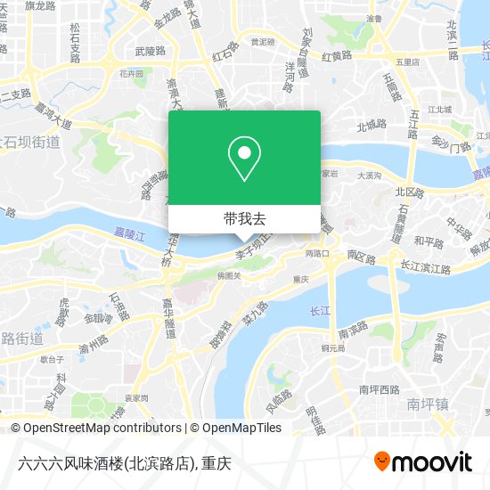 六六六风味酒楼(北滨路店)地图