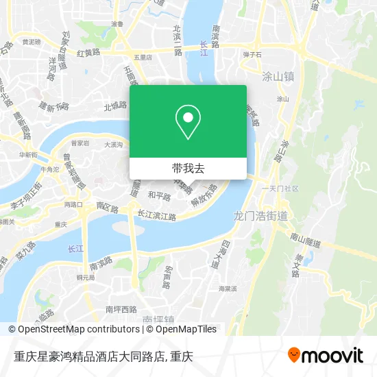 重庆星豪鸿精品酒店大同路店地图