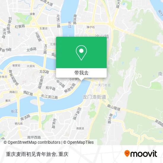重庆麦雨初见青年旅舍地图