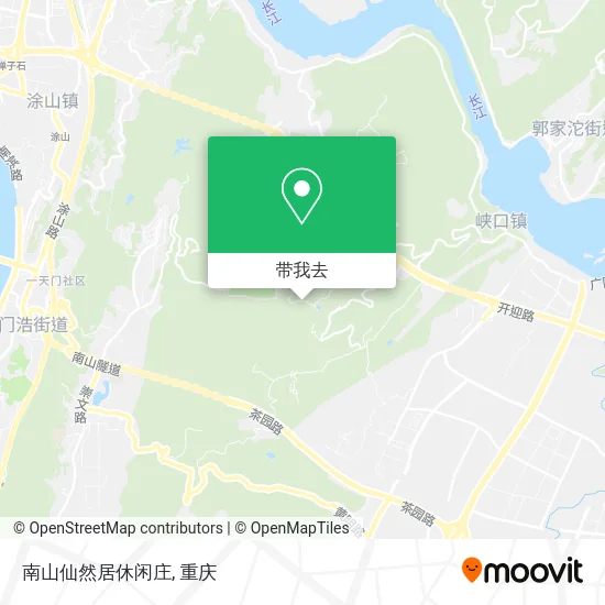 南山仙然居休闲庄地图