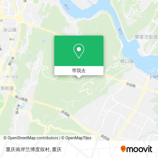 重庆南岸兰博度假村地图
