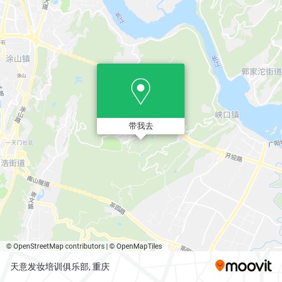 天意发妆培训俱乐部地图