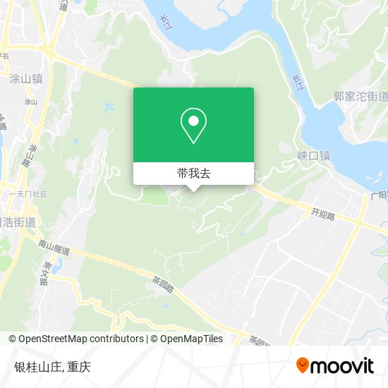 银桂山庄地图