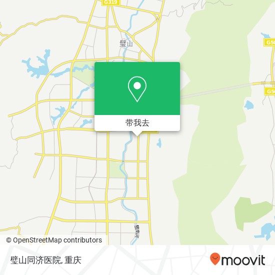 璧山同济医院地图