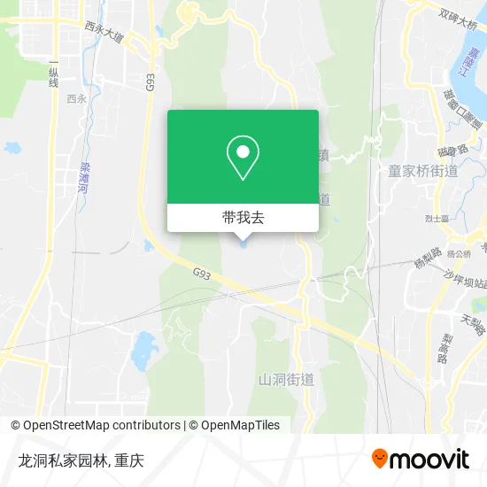 龙洞私家园林地图