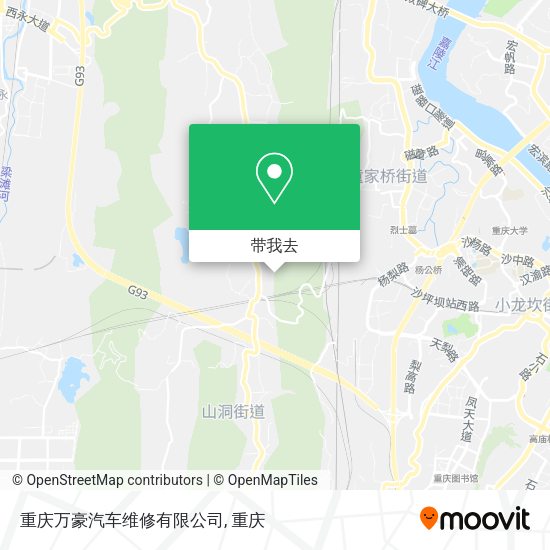 重庆万豪汽车维修有限公司地图