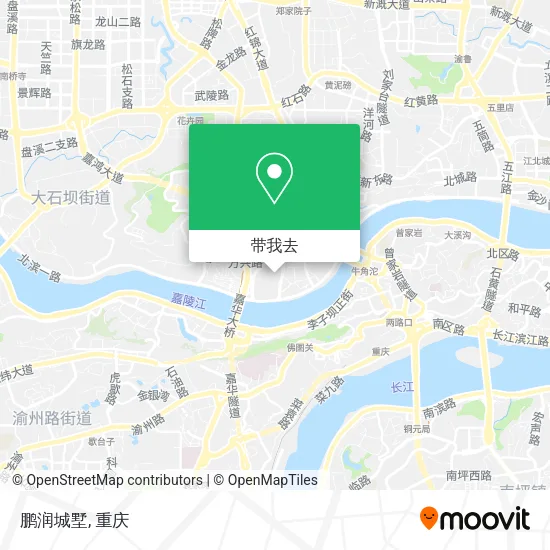 鹏润城墅地图