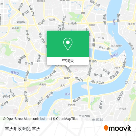 重庆邮政医院地图