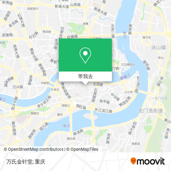 万氏金针堂地图