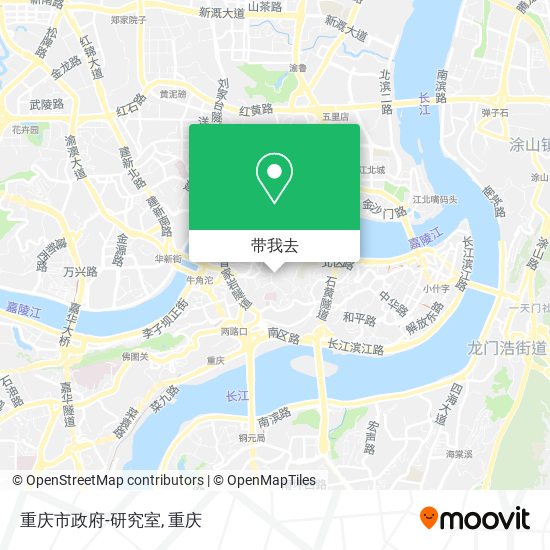 重庆市政府-研究室地图