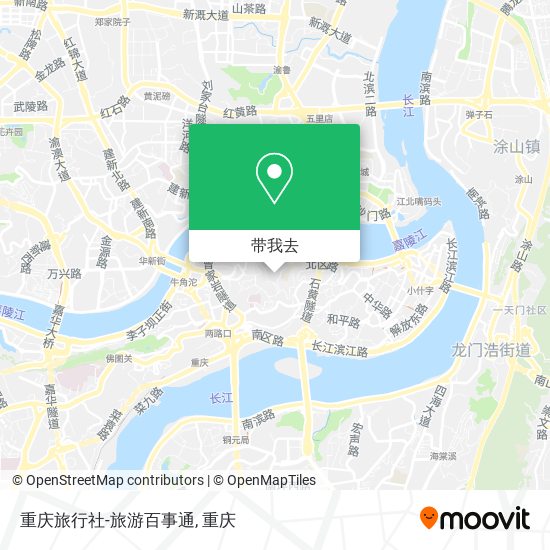 重庆旅行社-旅游百事通地图