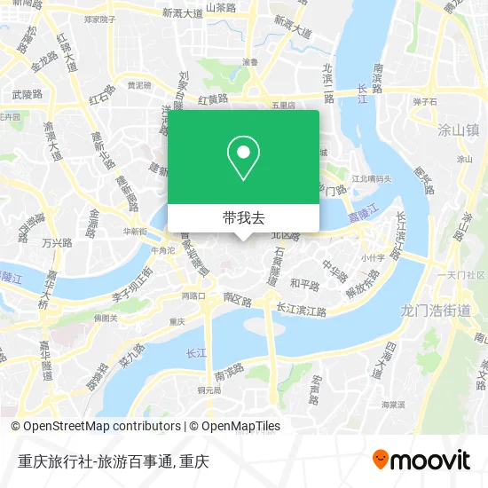 重庆旅行社-旅游百事通地图