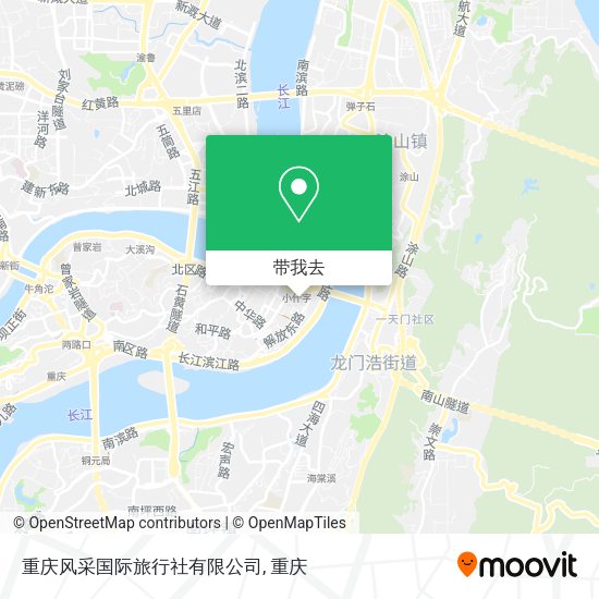 重庆风采国际旅行社有限公司地图