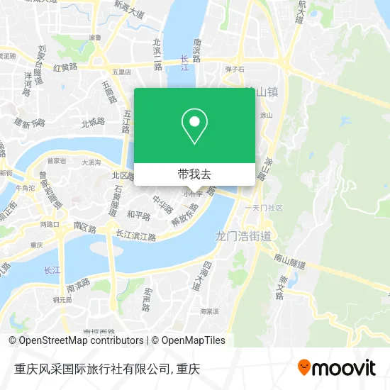 重庆风采国际旅行社有限公司地图