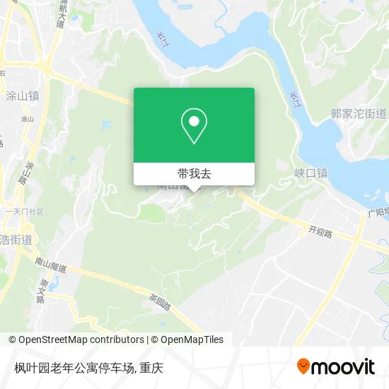 枫叶园老年公寓停车场地图