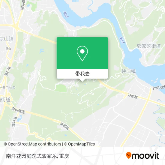 南洋花园庭院式农家乐地图