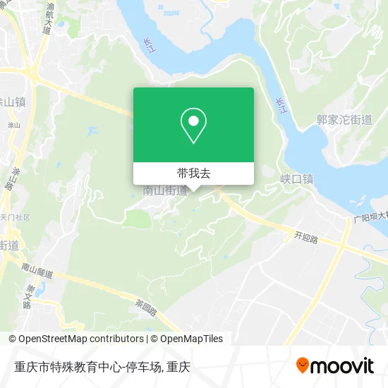 重庆市特殊教育中心-停车场地图
