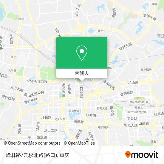 峰林路/云杉北路(路口)地图
