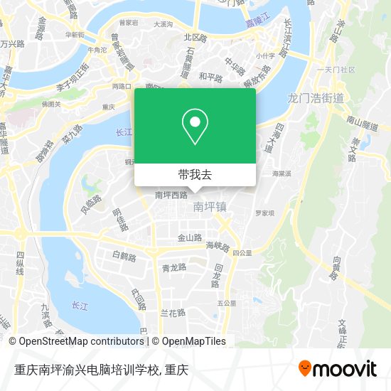 重庆南坪渝兴电脑培训学校地图