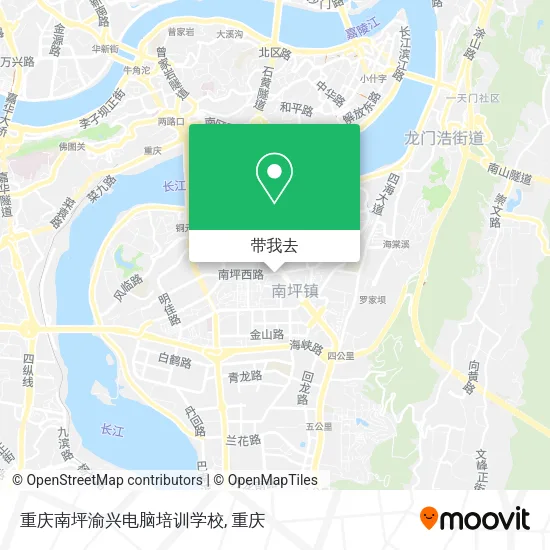 重庆南坪渝兴电脑培训学校地图