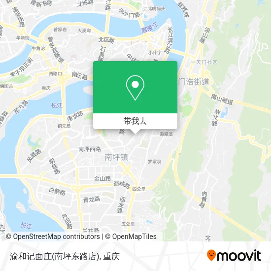渝和记面庄(南坪东路店)地图