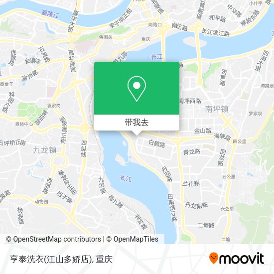 亨泰洗衣(江山多娇店)地图