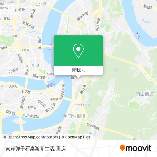 南岸弹子石桌游零生活地图