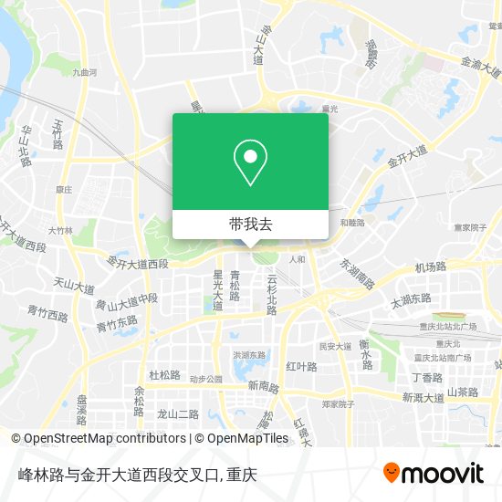 峰林路与金开大道西段交叉口地图