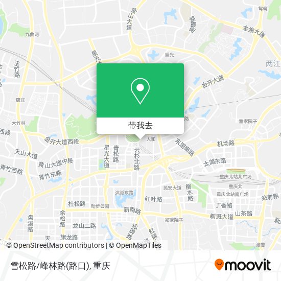 雪松路/峰林路(路口)地图