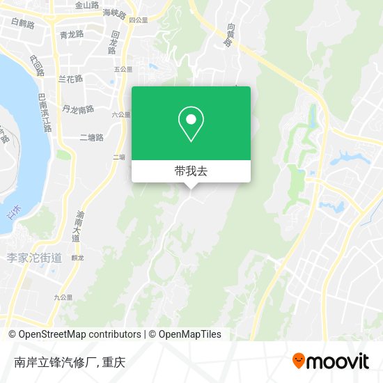 南岸立锋汽修厂地图