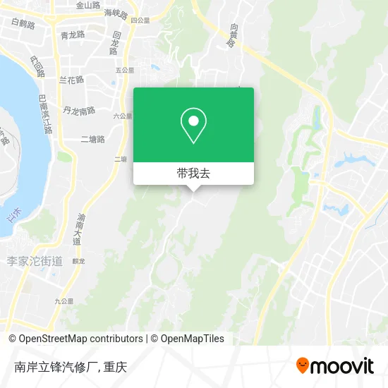 南岸立锋汽修厂地图
