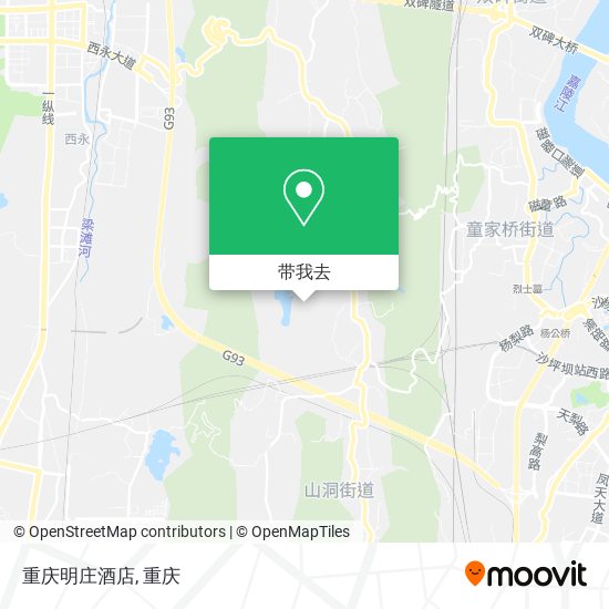 重庆明庄酒店地图