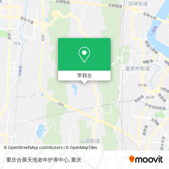 重庆合展天池老年护养中心地图