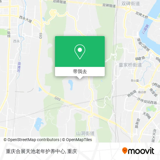 重庆合展天池老年护养中心地图