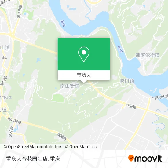 重庆大帝花园酒店地图