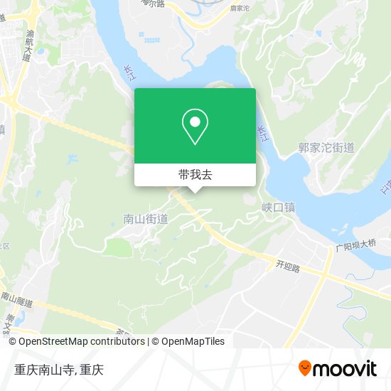 重庆南山寺地图