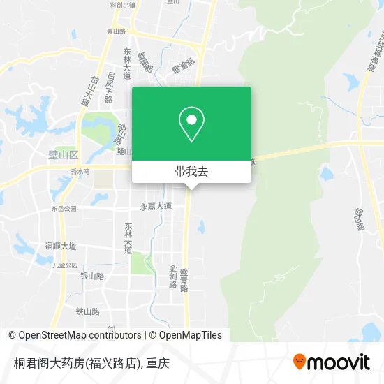 桐君阁大药房(福兴路店)地图