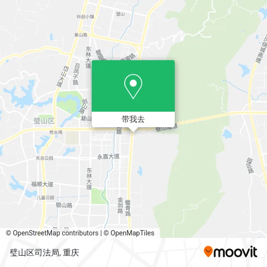 璧山区司法局地图