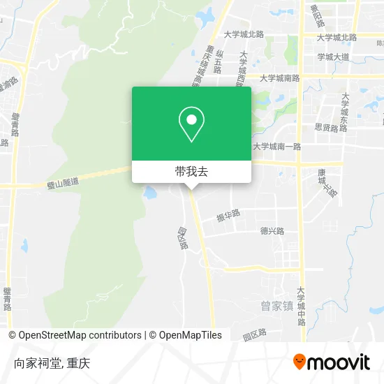 向家祠堂地图