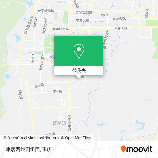 康居西城四组团地图