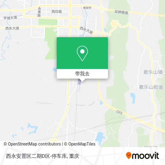 西永安置区二期D区-停车库地图